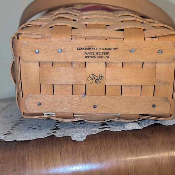 Longaberger 1998 Christmas Collectors Glad Tidings Basket - Picture 7 of 8